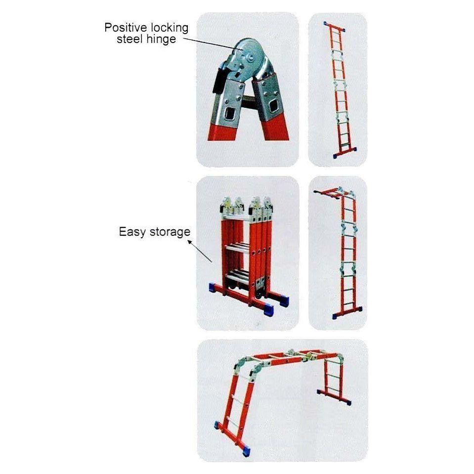 Miller FFL-300-12 Fiberglass Multi-Purpose Folding Ladder 12ft - KHM Megatools Corp. Miller FFL-300-12 Fiberglass Multi-Purpose Folding Ladder 12ft - KHM Megatools Corp.